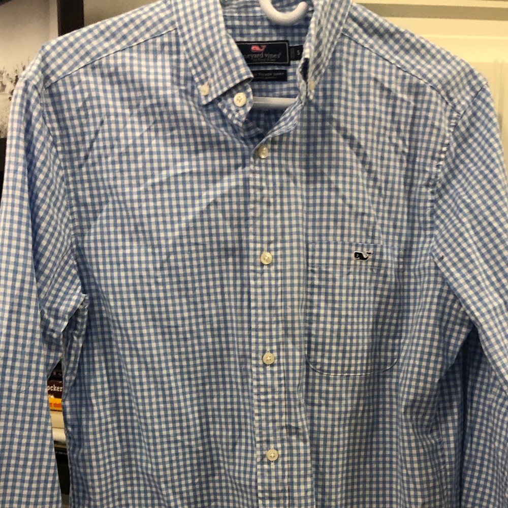 Vineyard Vines Mens Button Up Long Sleeved Shirt
